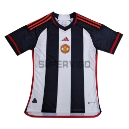 Camiseta Manchester United 2023/2024 Negro/Blanco