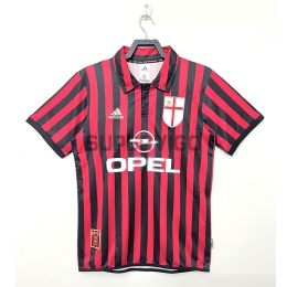 Camiseta AC Milan Primera Equipación Retro 99/00