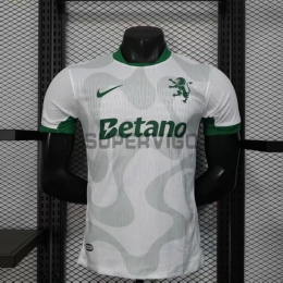 Camiseta Lisboa Segunda Equipación 2025/2026 Blanco (EDICIÓN JUGADOR)
