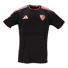 Camiseta Sevilla FC Tercera Equipación 2026/2027 Negro con Parche La Liga