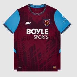 Camiseta West Ham United Primera Equipación 2026/2027 Rojo Oscuro