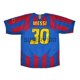Camiseta MESSI 30 Barcelona Primera Equipación Retro 2005/06
