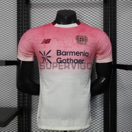 Camiseta Leverkusen Segunda Equipación 2025/2026 Rosa/Blanco (EDICIÓN JUGADOR)