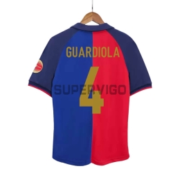 Camiseta GUARDIOLA 4 Barcelona Primera Equipación Retro 1999/2000
