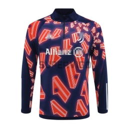 Sudadera De Entrenamiento Juventus 2024/2025 Azul Marino/Rojo