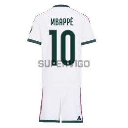 Camiseta MBAPPÉ 10 Real Madrid Primera Equipación 2026/2027 Blanco Niño Kit con Parche HP