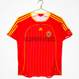 Camiseta España Primera Equipación Retro 2006 Rojo