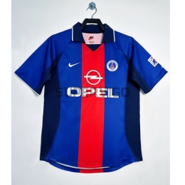 Camiseta PSG Primera Equipación Retro 2000/01 Azul