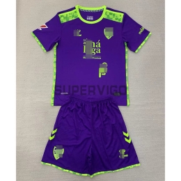 Camiseta Málaga CF Segunda Equipación 2024/2025 Niño Kit